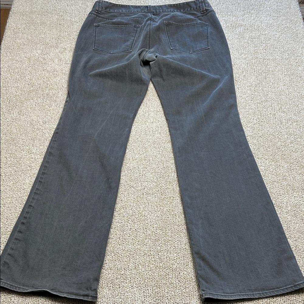 Ann Taylor Charcoal Modern Boot Jeans Size 10 - Picture 8 of 9